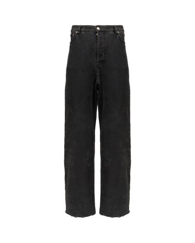 Balenciaga baggy drag denim pants