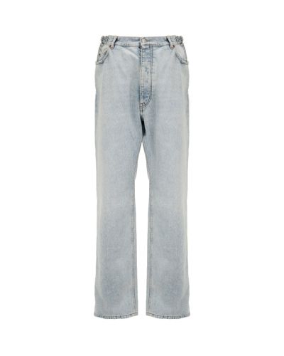 Balenciaga drop crotch waist buckled baggy denim