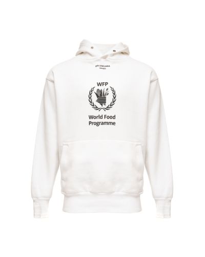 Balenciaga "World Food Program" oversized hoodie