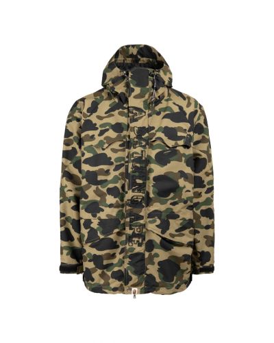 Bape 1st camo down parka jacket