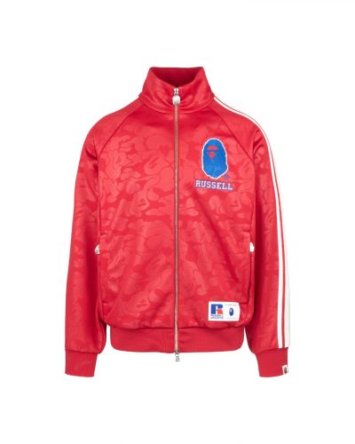 Bape x Russel spellout logo track jacket