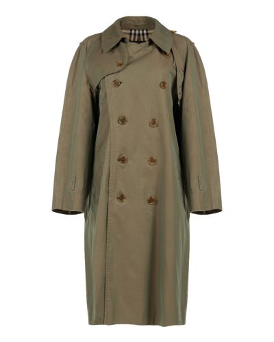Burberrys "Highbury" Yew-green double-breasted coat