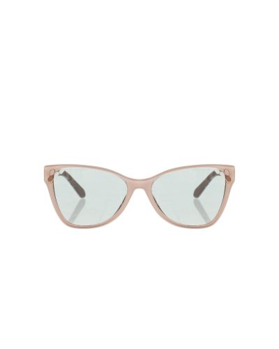 Bvlgari Cat-eye Blush-pink mirror sunglasses