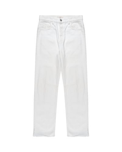 Celine tailored white denim pants