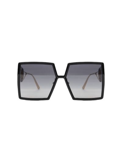 Christian Dior 30 Montaigne black/gold two-tone sunglasses