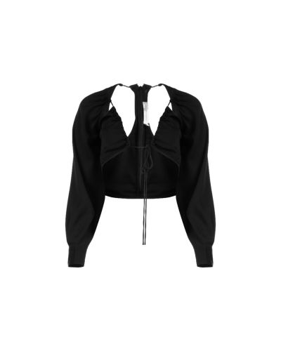 Christopher Esber ruched tie floating sleeve dress