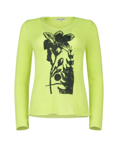Comme des Garçons x Paul Morrison "Jingle Flowers" neon sweater
