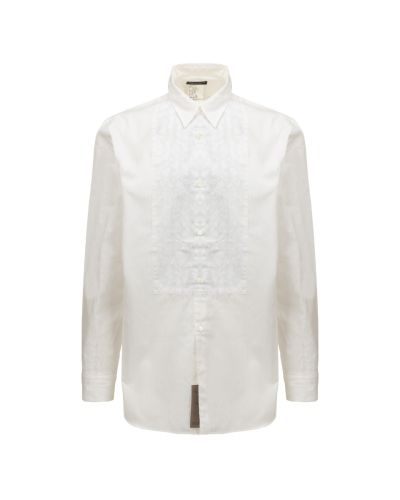 COMME des GARÇONS Homme Plus tuxedo lapel button-up shirt
