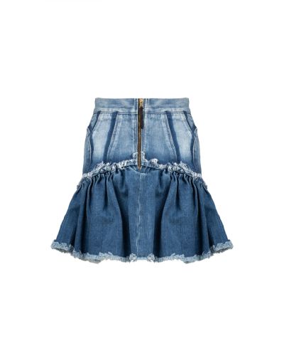 Dolce&Gabbana pleated denim skirt
