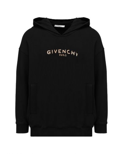 Givenchy metallic logo hoodie