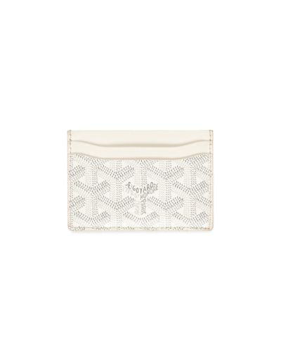 Goyard Saint-Sulpice white card wallet