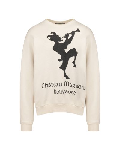 Gucci Chateau Marmont Hollywood Hotel Faun printed crewneck sweatshirt - S