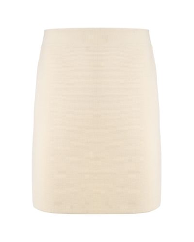 Gucci cream white knitted pencil skirt