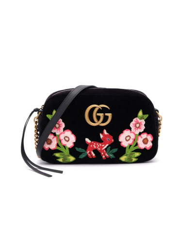 Gucci GG Marmont Bambi small velvet bag