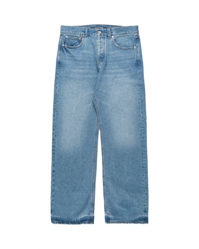 Jacquemus Les Sculptures "Le de-Nîmes" large blue denim pants