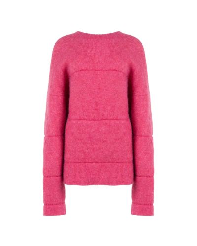 Jacquemus panelled oversized pink sweater