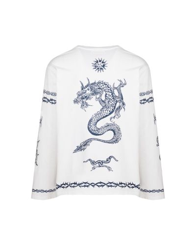 Jean Paul Gaultier "Safe Sex" glitter long sleeve t-shirt