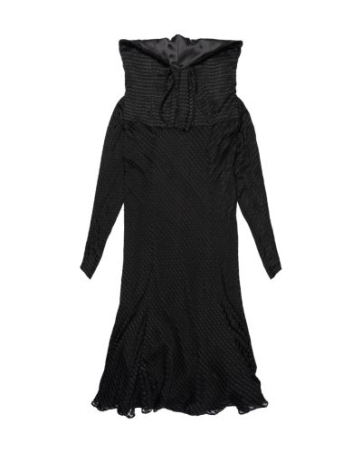 John Galliano polka dot viscose evening dress - 40