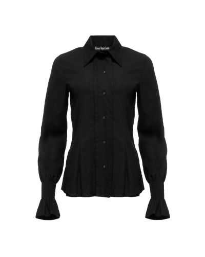 Lieve Van Gorp ruffled-cuffs button-up shirt