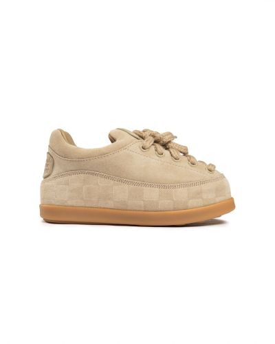 Louis Vuitton Yeti lace-up beige sneakers