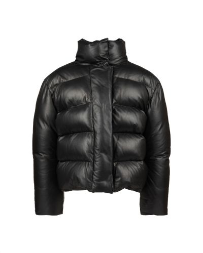 Magda Butrym leather down puffer jacket