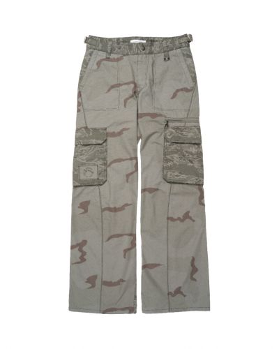 Marine Serre Regenerated camo cargo pants