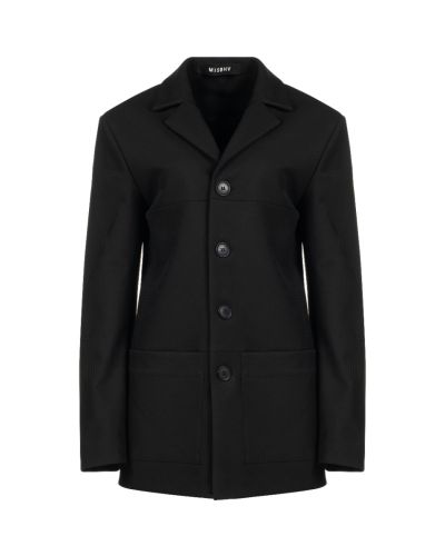 MISBHV Davide single-breasted black blazer jacket