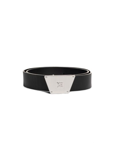 MISBHV metal frame gothic logo black belt