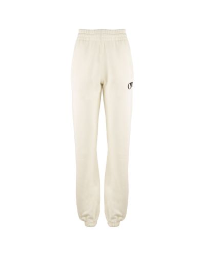 Off-White contrast logo embroidery sweatpants