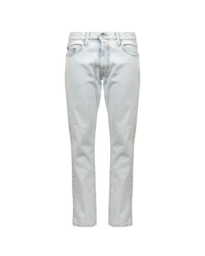Off-White diag stripe printed denim pants