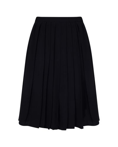 Prada viscose pleated skirt