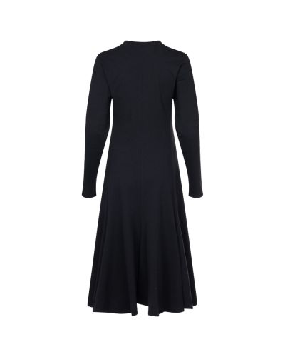 The Row black long sleeve casual dress 