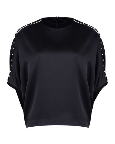 Chloé pearl embelished silk blouse