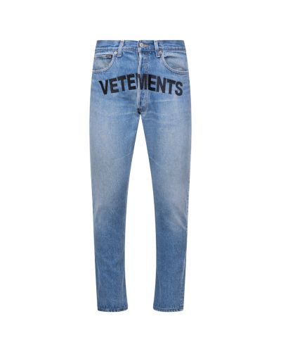 Vetements Levi's Vintage front embroidered logo jeans