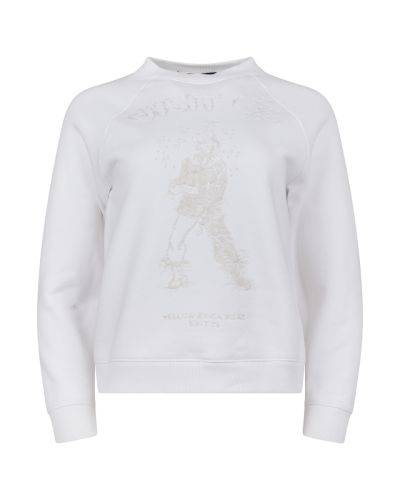 Louis Vuitton "Visit OZ" embroidered white crewneck