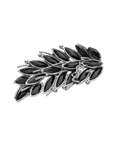 Saint Laurent crystal leaf knuckle ring