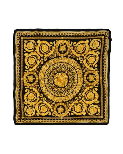 Versace floral silk scarf