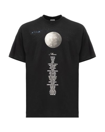 Vetements Moon black oversized t-shirt