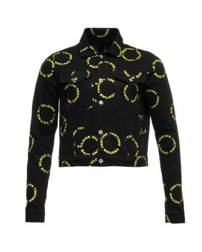 Vlone x A$AP Rocky "Testing / Live Vlone Die Vlone" denim jacket