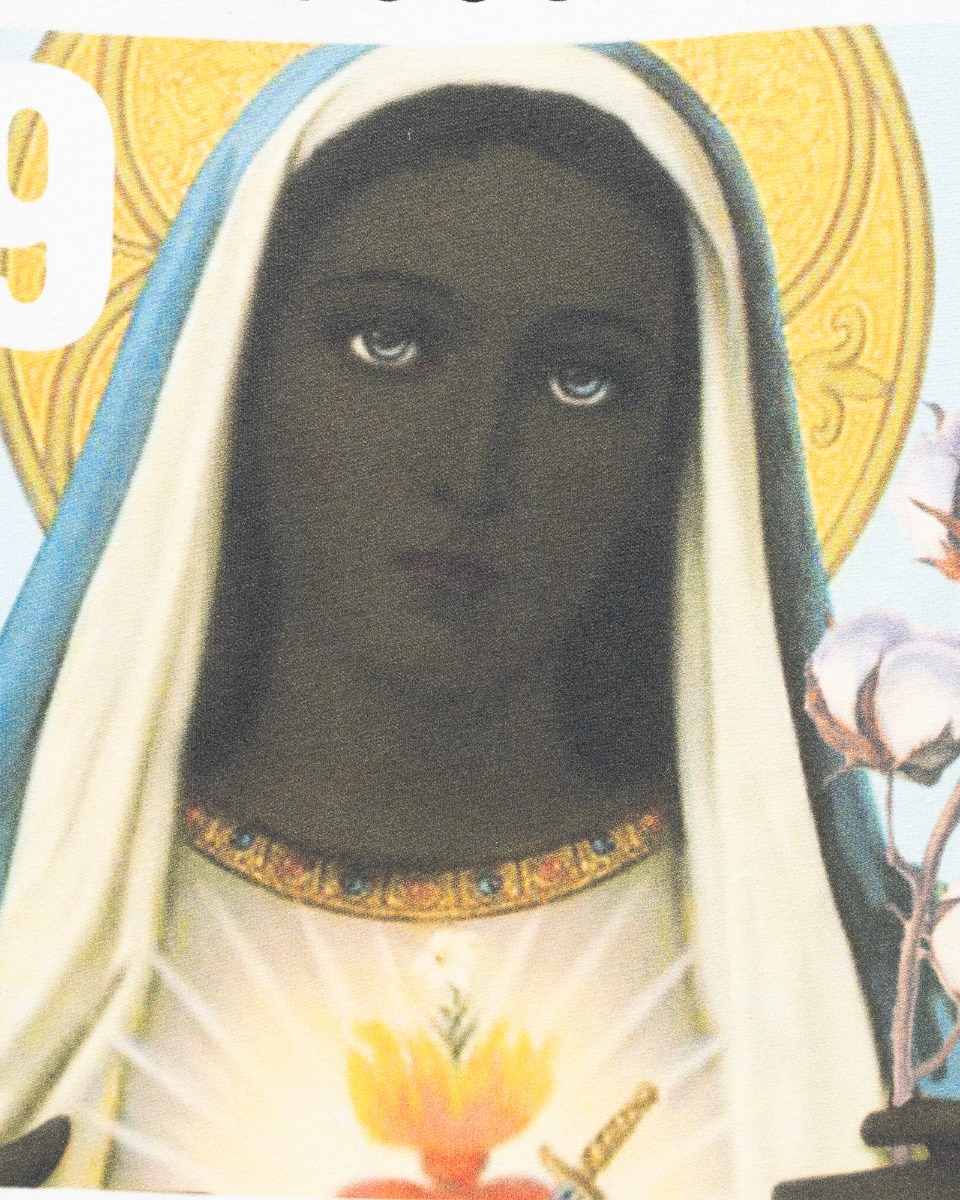 Denim Tears Mary Stamp black t-shirt thumbnail