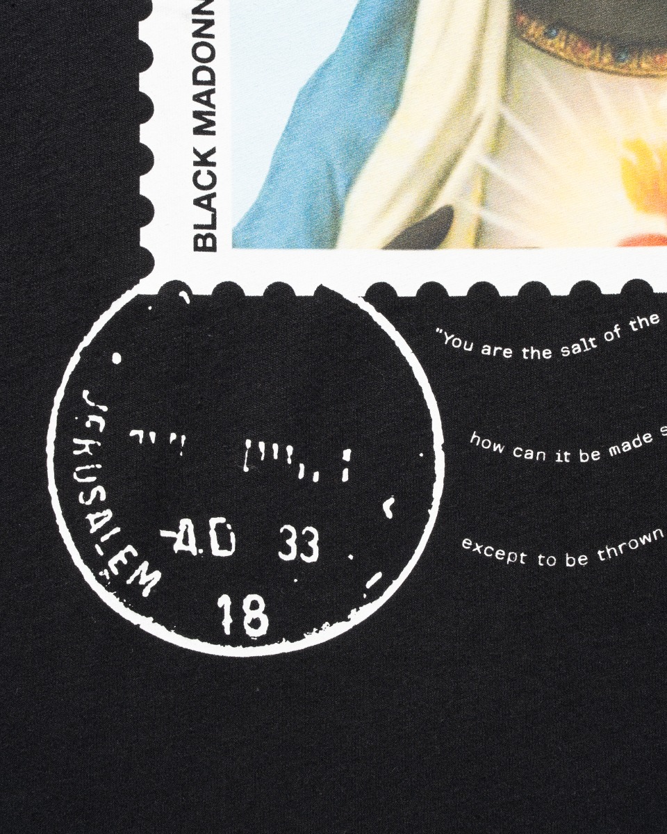 Denim Tears Mary Stamp black t-shirt thumbnail