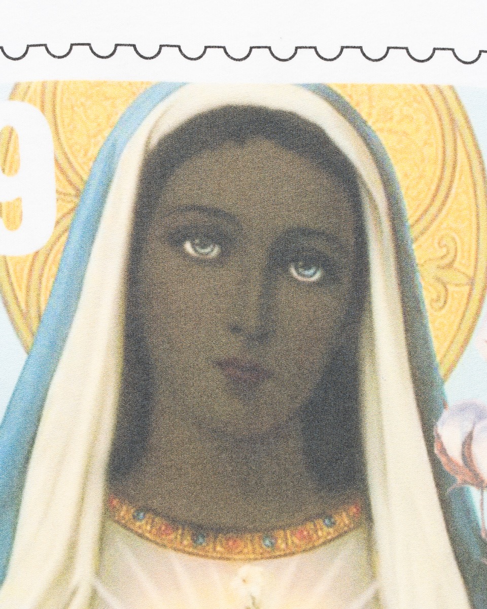 Denim Tears Mary Stamp white t-shirt thumbnail