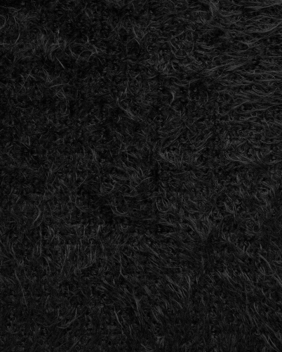 Celine black furry sweater thumbnail