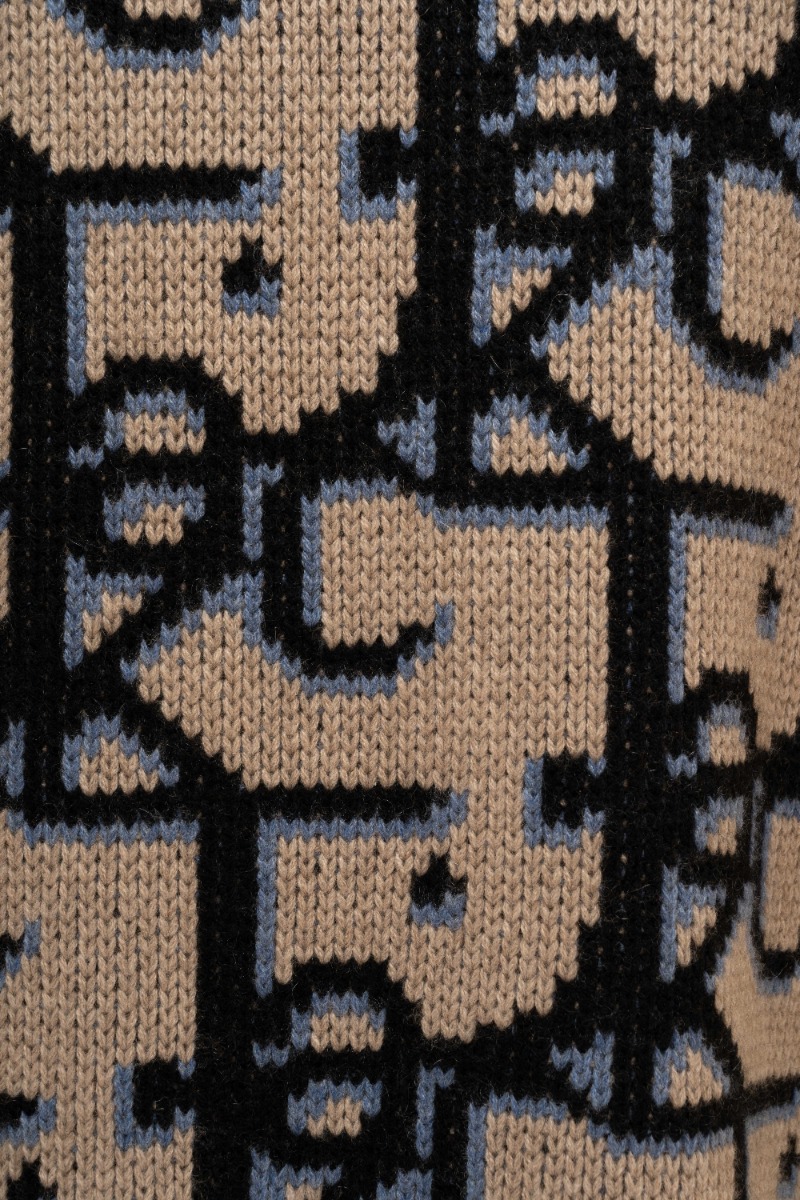 Dior x Cactus Jack (Travis Scott) brown sweater vest thumbnail