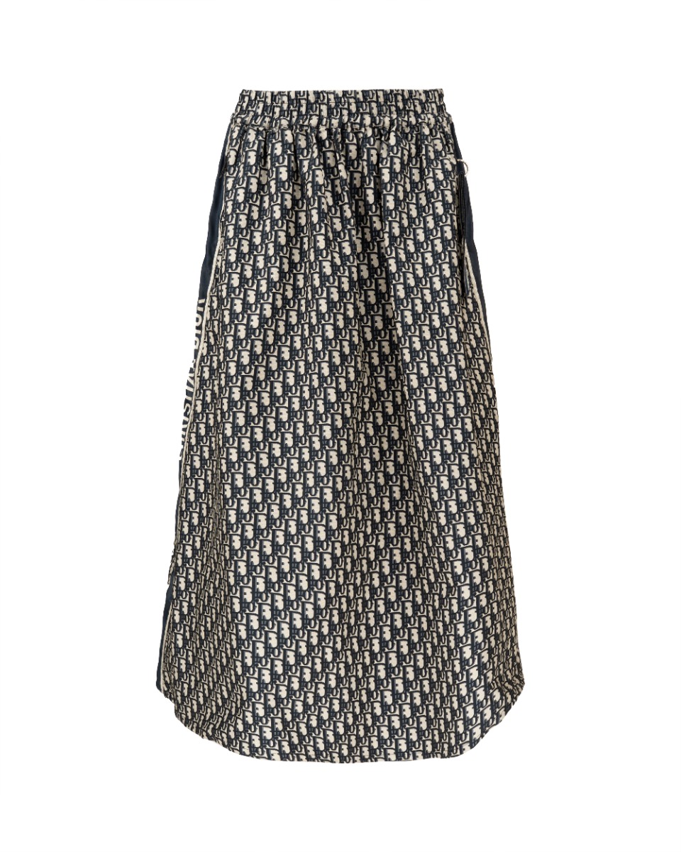 Dior Oblique monogram technical maxi skirt thumbnail