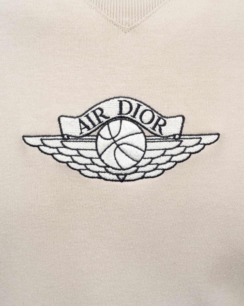 Dior x Air Jordan chest logo embroidery t-shirt thumbnail