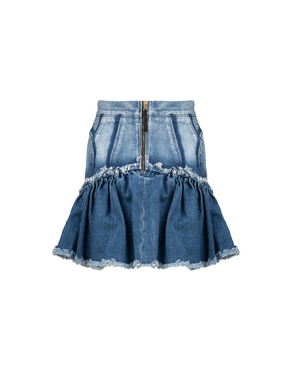 Dolce&Gabbana pleated denim skirt thumbnail