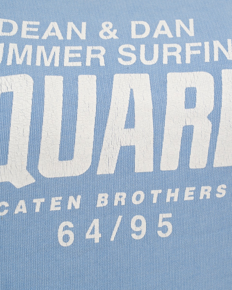 Dsquared2 64/95 logo sky blue crewneck thumbnail