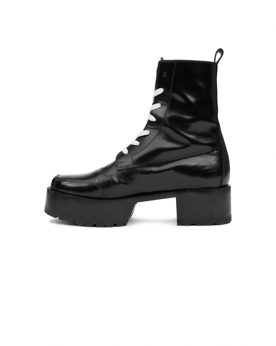 Enfants Riches Déprimés Disco Stomper lace-up black boots thumbnail