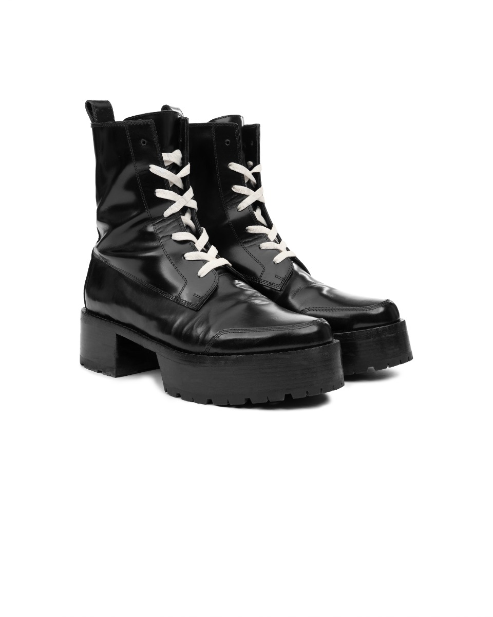 Enfants Riches Déprimés Disco Stomper lace-up black boots thumbnail